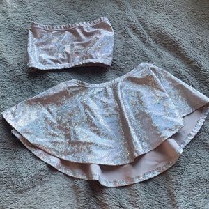 Two piece rave outfit